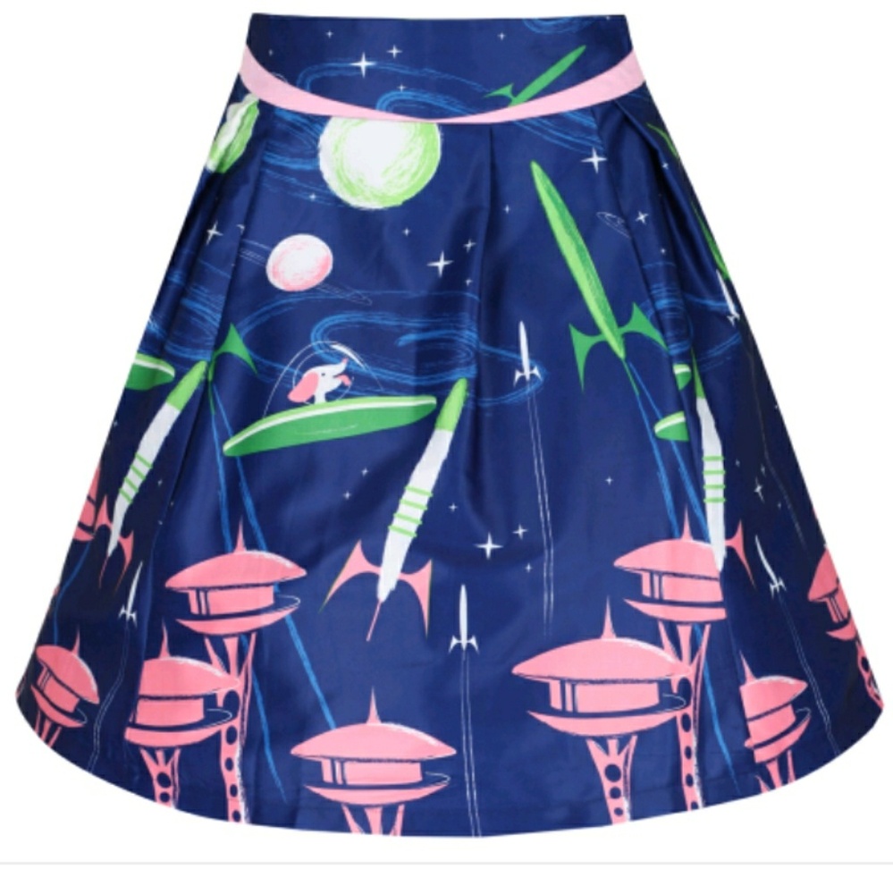 Space dog skirt